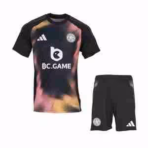 Maglietta Calcio Leicester City Away Set Bambino 2024 2025