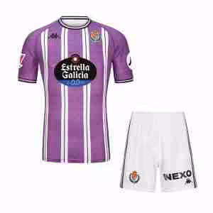 Maglietta Calcio Real Valladolid Prima Set Bambino 2024 2025