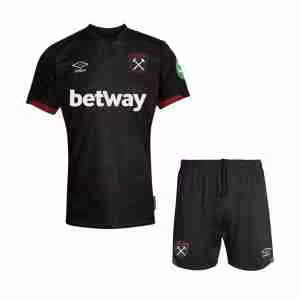 Maglietta Calcio West Ham United Away Set Bambino 2024 2025