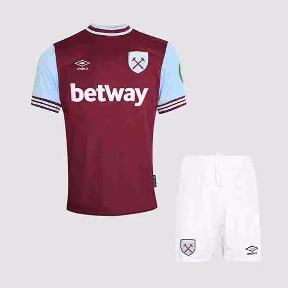 Camiseta West Ham 1ª Niño 2024-2025