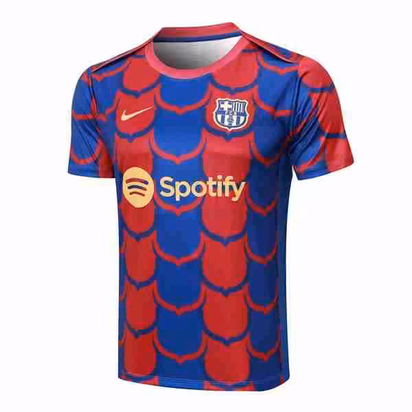 Camiseta Entrenamiento Barcelona 2024-2025 Azul Rojo