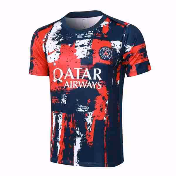 Camiseta Entrenamiento PSG 2024-2025 Rojo Azul