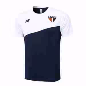 Thailandia Maglietta Calcio Formazione Sao Paulo 2024 2025 Bianco Blu