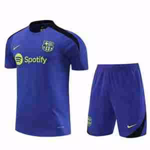 Thailandia Maglietta Calcio Set Formazione FC Barcellona 2024 2025 Porpora