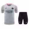 Thailandia Maglietta Calcio Set Formazione Paris Saint Germain 2024 2025 Grigio