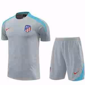 Thailandia Maglietta Calcio Set Formazione Atletico Madrid 2024 2025 Grigio