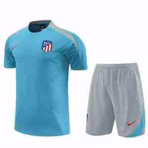 Thailandia Maglietta Calcio Set Formazione Atletico Madrid 2024 2025 Verde