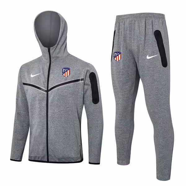 Tuta Con Cappuccio Atletico Madrid 2024 2025 Grigio