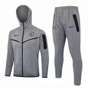 Tuta Con Cappuccio Chelsea 2024 2025 Grigio