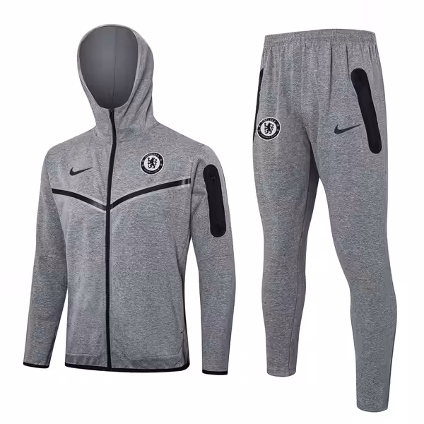 Tuta Con Cappuccio Chelsea 2024 2025 Grigio