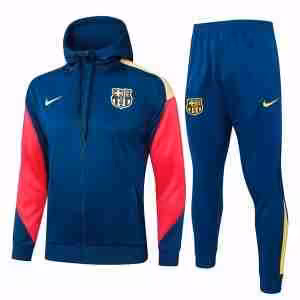 Tuta Con Cappuccio FC Barcellona 24 2025 Blu