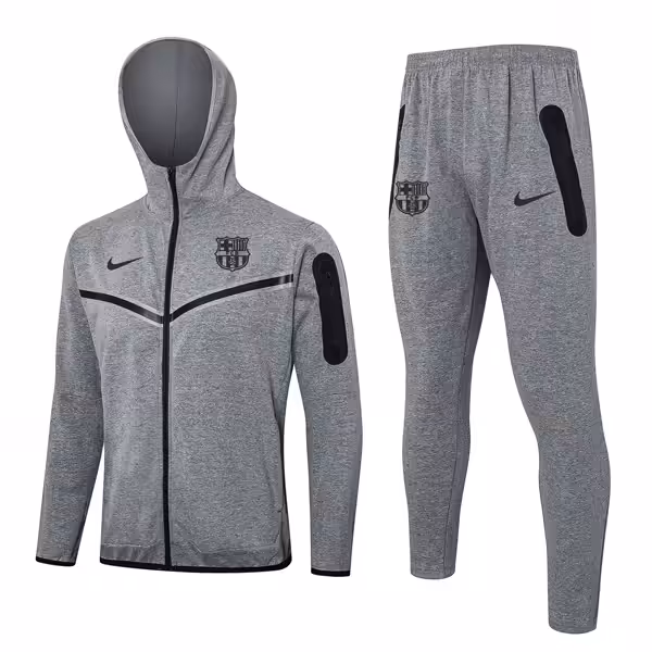 Tuta Con Cappuccio FC Barcellona 2024 2025 Grigio