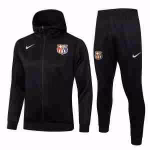 Tuta Con Cappuccio FC Barcellona 2024 2025 Nero