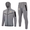 Tuta Con Cappuccio FC Barcellona 2024 25 Grigio