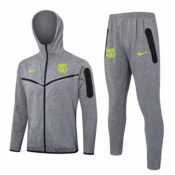 Tuta Con Cappuccio FC Barcellona 24 2025 Grigio