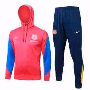 Tuta Con Cappuccio FC Barcellona 24 2025 Rosso Blu