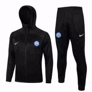 Tuta Con Cappuccio Inter Milan 2024 2025 Nero