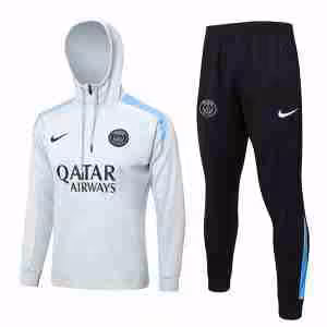 Tuta Con Cappuccio Paris Saint Germain 2024 2025 Grigio