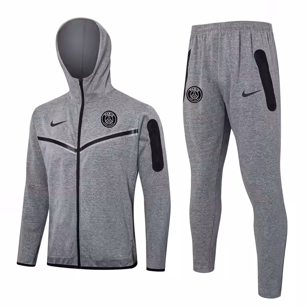 Tuta Con Cappuccio Paris Saint Germain 2024 25 Grigio