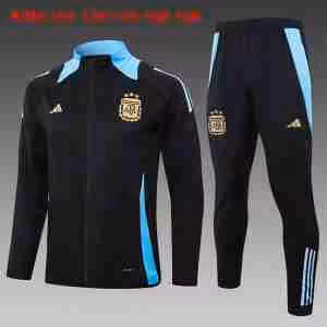 Tute Calcio Bambino Argentina 2024 2025 Nero