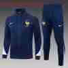 Tute Calcio Bambino Francia 2024 25 Blu