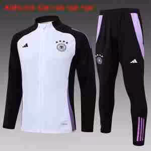 Tute Calcio Bambino Germania 2024 2025 Bianco Nero