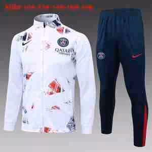 Tute Calcio Bambino Paris Saint Germain 2024 2025 Bianco Rosso