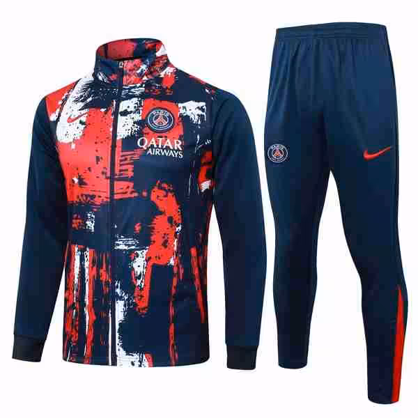 Chandal PSG 2024-2025 Rojo Blanco Azul