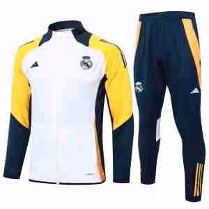 Tute Calcio Real Madrid 2024 2025 Bianco Giallo
