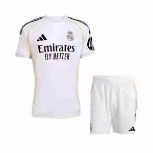 Maglietta Calcio Real Madrid Prima Set Bambino 2025 2026