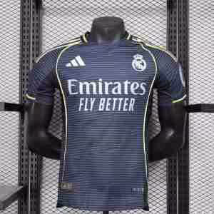 Maglietta Calcio Away Real Madrid 2025 2026 – Versione Giocatore