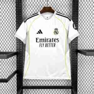 Maglietta Calcio Prima Real Madrid 2025 2026