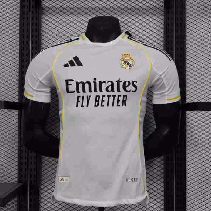 Maglietta Calcio Prima Real Madrid 2025 2026 – Versione Giocatore