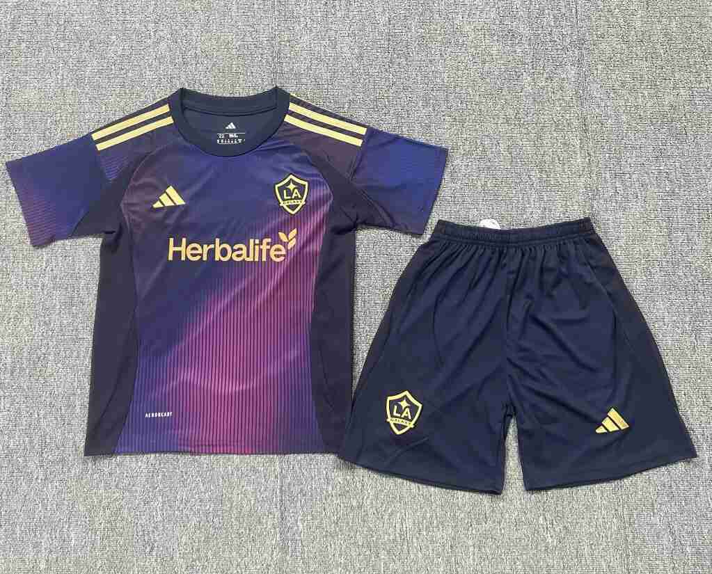 Maglietta Calcio Los Angeles Galaxy Away Set Bambino 2025 2026