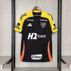 Thailandia Maglietta Calcio Formazione Atletico Mineiro 2025 2026 Nero