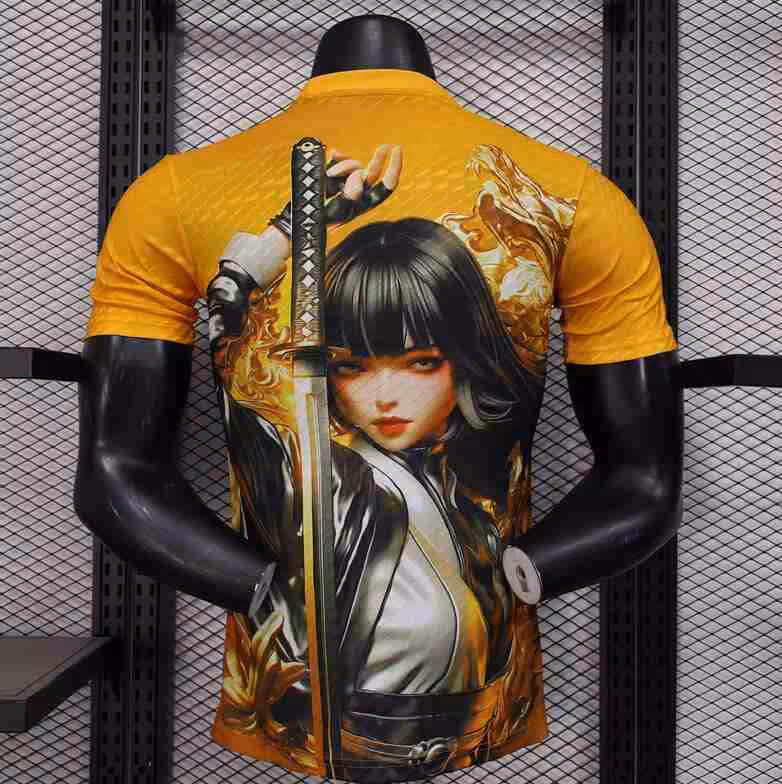 Thailandia Maglietta Calcio Giappone Speciale 25 2026 Giallo_1