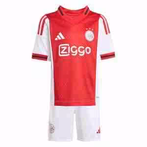 Maglietta Calcio Ajax Prima Set Bambino 2025 2026