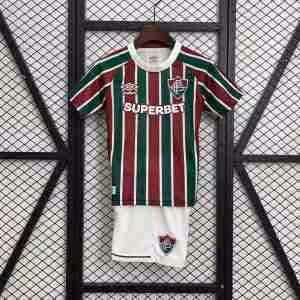 Maglietta Calcio Fluminense Prima Set Bambino 2025 2026