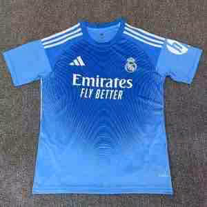 Thailandia Maglietta Calcio Portiere Real Madrid 2025 2026 Blu
