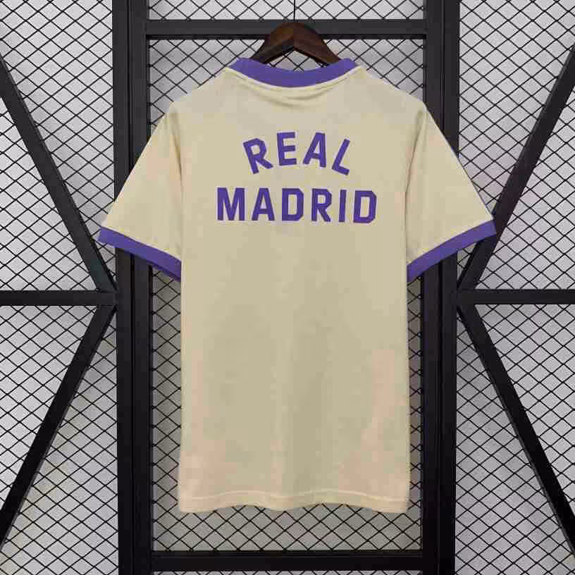 Thailandia Maglietta Calcio Real Madrid Speciale 2025 2026 Bianco Porpora_1