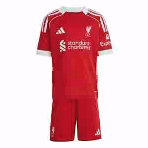 Maglietta Calcio Liverpool Prima Set Bambino 2025 2026
