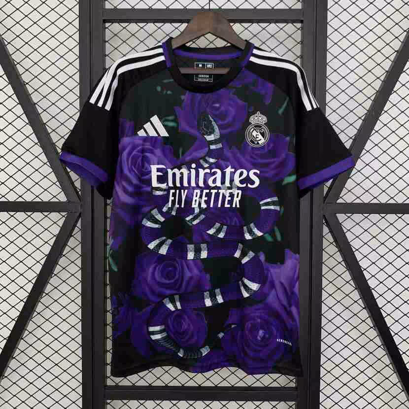 Thailandia Maglietta Calcio Real Madrid Speciale 2025 26 Porpora