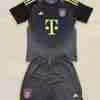 Maglietta Calcio Bayern Monaco Portiere Set Bambino 2025 2026 Nero