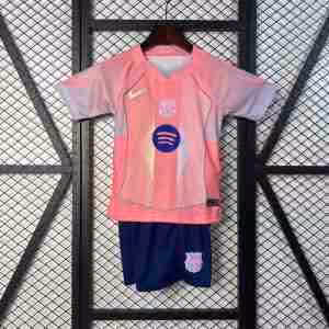 Maglietta Calcio FC Barcellona Speciale Set Bambino 2025 2026 Rosa