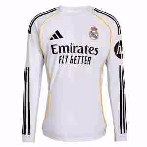 Thailandia Maglietta Calcio Prima Manica Lunga Real Madrid 2025 2026