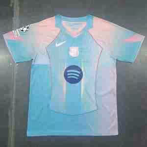 Thailandia Maglietta Calcio FC Barcellona Speciale 2025 2026 Blu Rosa