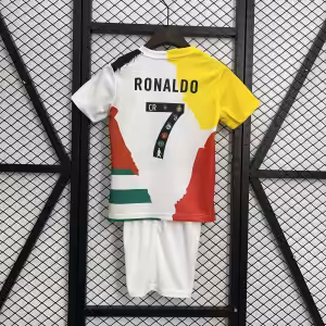 Cristiano Ronaldo NO.7 Maglietta Calcio Real Madrid Speciale Set Bambino 2025 26