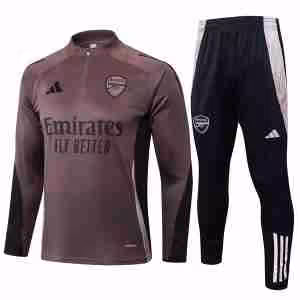Felpa Allenamento Arsenal 2025 2026 Porpora Grigio