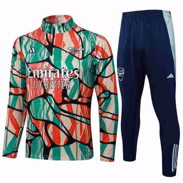 Sudadera De Training Arsenal 2025-2026 Verde Rojo