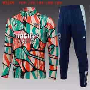 Felpa Allenamento Bambino Arsenal 2025 2026 Verde Rosso